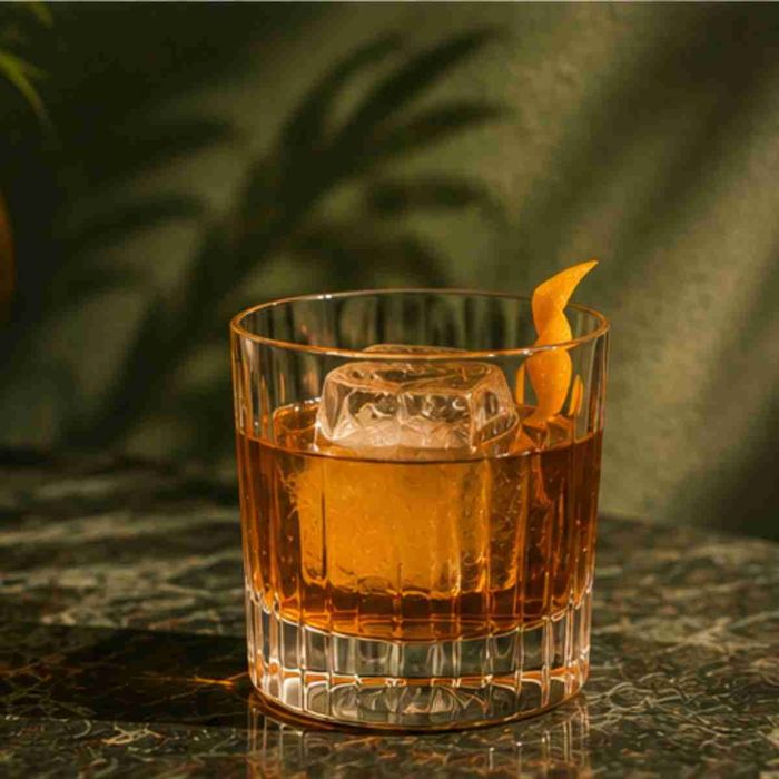 Rumbana Old Fashioned with orange peel
