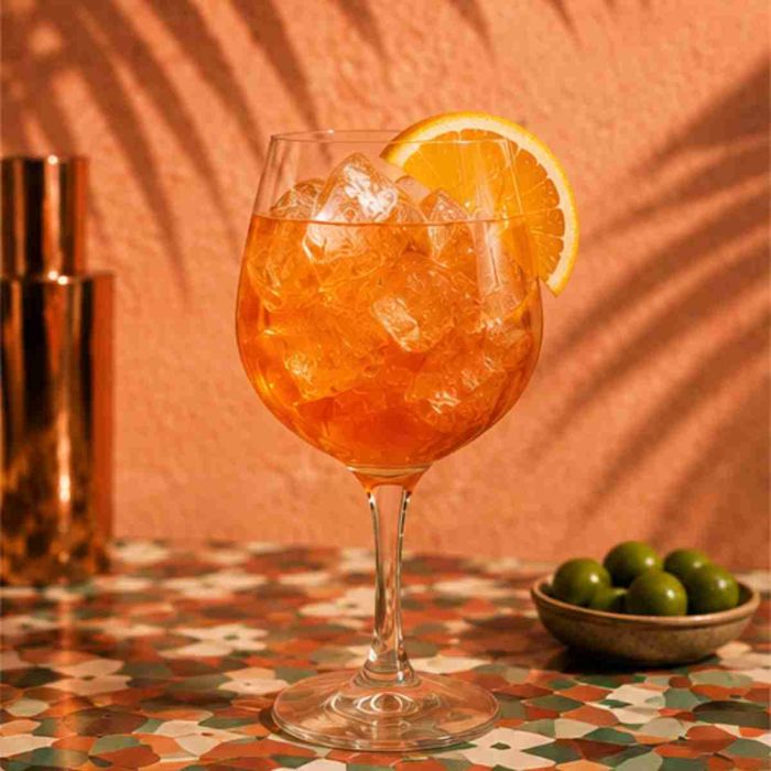 Rumbana Spritz with orange